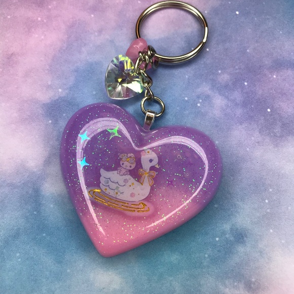 My Melody heart Keychain - Picture 1 of 2